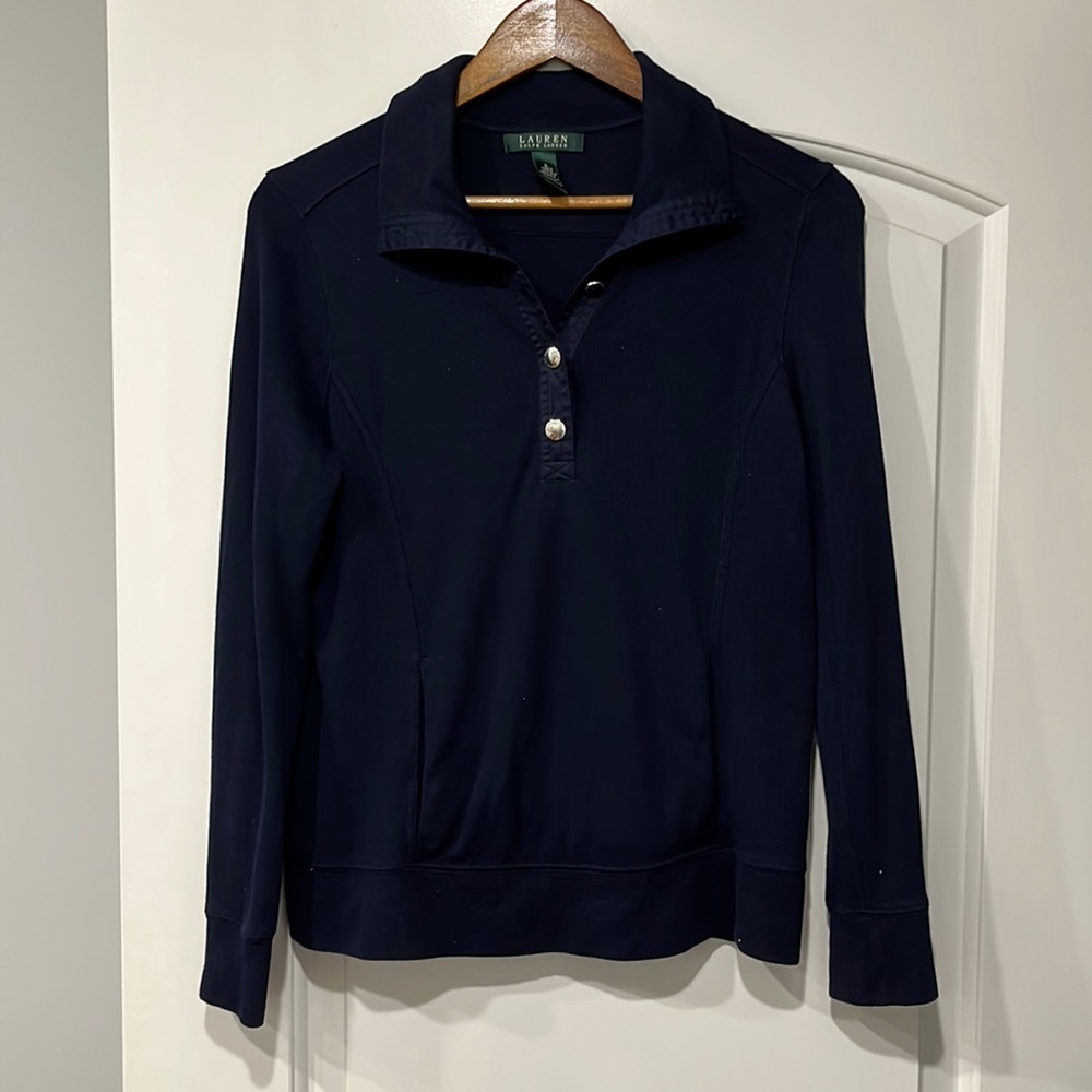 Navy RL cotton top